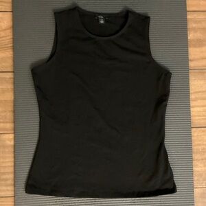 Halogen Black Sleeveless Tank Top M